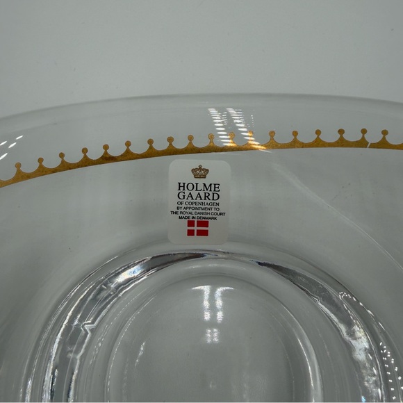 Vintage 1999 Royal Copenhagen Holmegaard Christmas Advent Candle Glass Holder - Picture 8 of 15